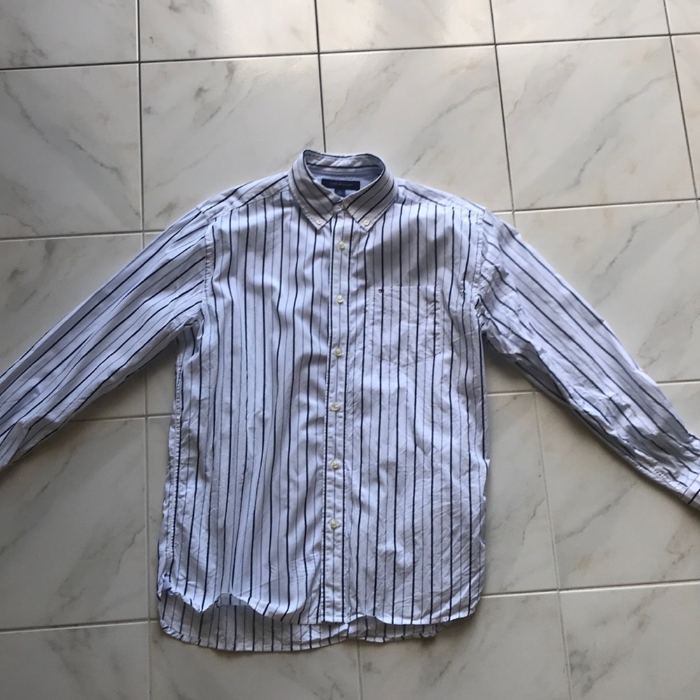 Striped Tommy Hilfiger Button Down Shirt